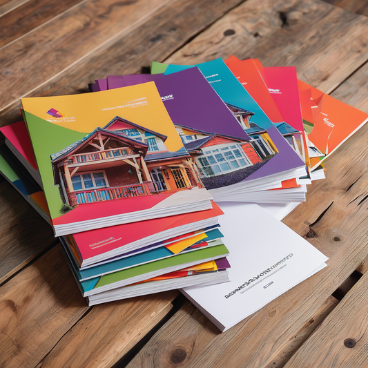 A4 8pp Saddle stitched Booklets